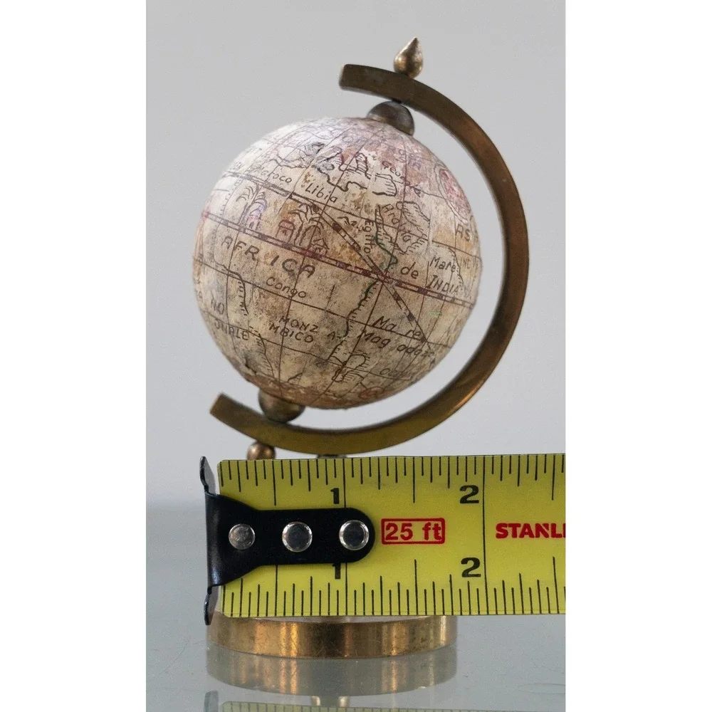 Vintage Globe Olde World Wood Mini‎ 5